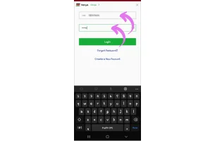SportyBet App Login step 2
